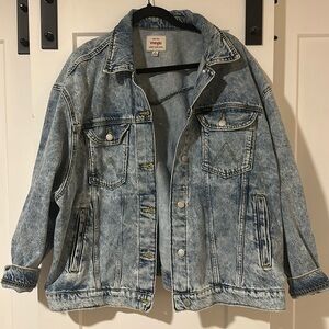 Wrangler oversized girlfriend Jean jacket